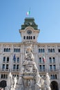 Italy, Trieste, Piazza UnitÃÂ , Fountain of the Four Continents